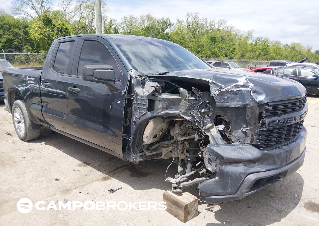 2019 Chevrolet Silverado 1500 Custom, uszkodzenie: Prawy bok, Iaai lot 44873173