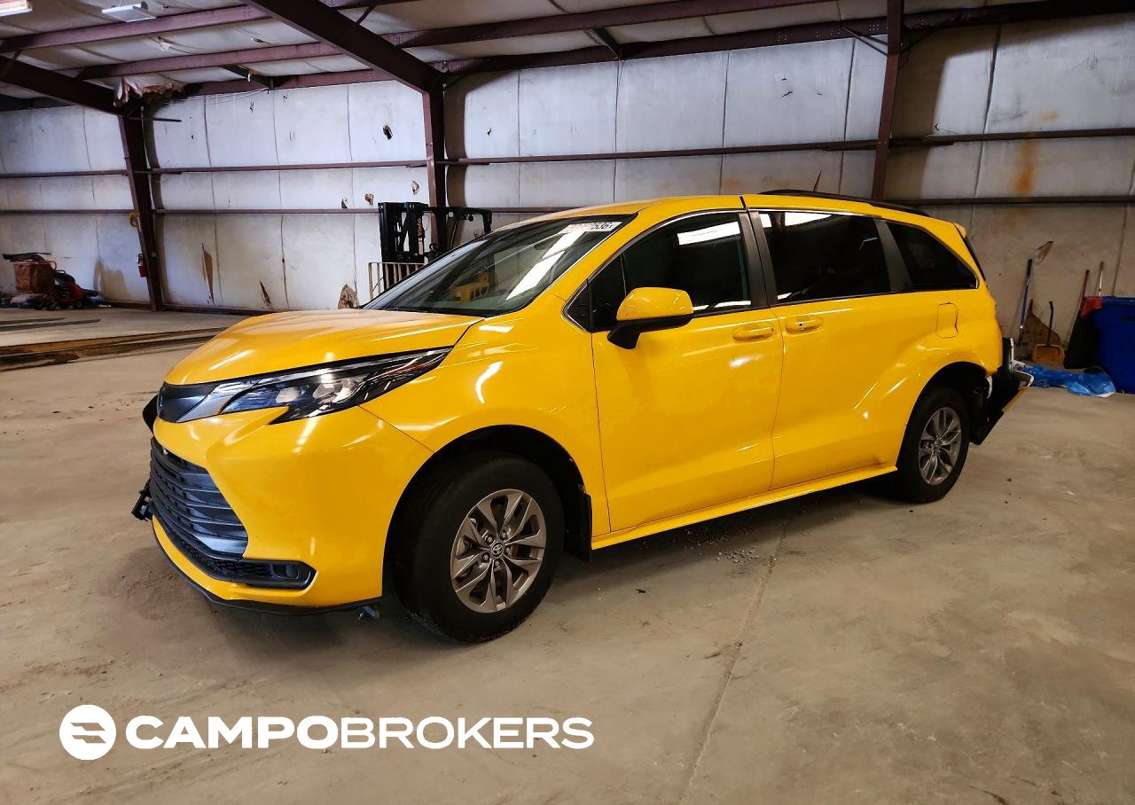 2025 Toyota Sienna Le, пошкодження: По всьому кузову, Copart лот 57362536