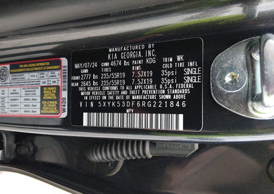 2024 Kia Sportage Sx-prestige, Hail damage, Iaai lot 45123225, photo 9 of 16