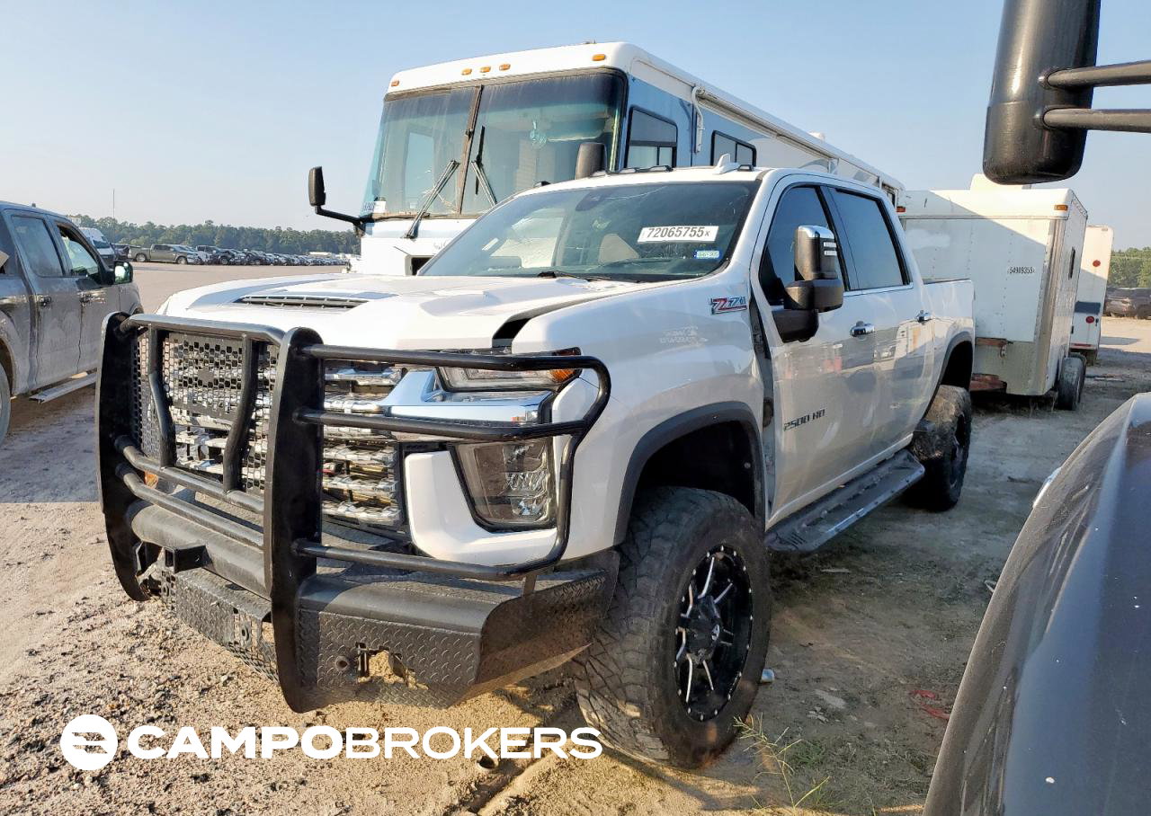 2020 Chevrolet Silverado K2500 Heavy Duty Ltz, пошкодження: Передня частина, Copart лот 72065755