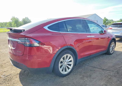 2019 Tesla Model X, Hail damage, Copart lot 57427286, photo 3 of 13