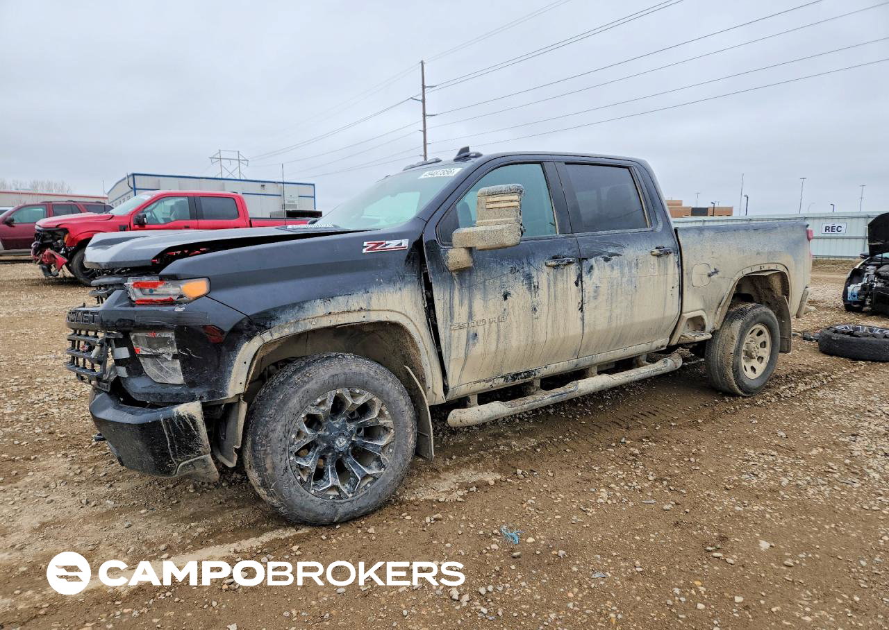 2022 Chevrolet Silverado K2500 Heavy Duty Ltz, пошкодження: Передня частина, Copart лот 49487856
