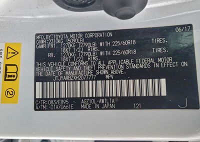 2017 Lexus Nx, Rear End damage, Copart lot 94935895, photo 13 of 13