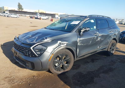 2025 Kia Sportage Plug-in Hybrid X-line Prestige, Left & Right Side damage, Iaai lot 44808227, photo 2 of 17