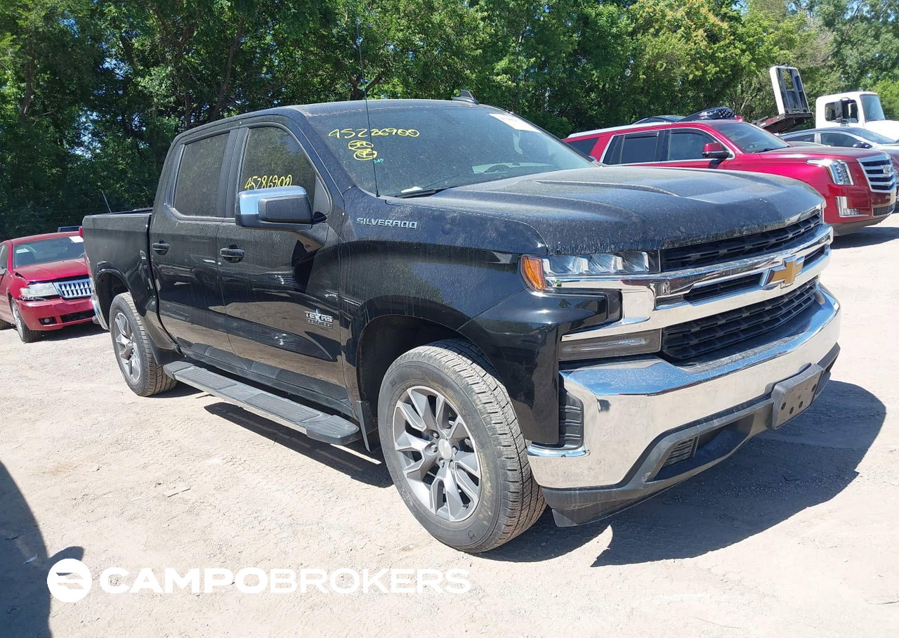 2021 Chevrolet Silverado 1500 2wd  Short Bed Lt, uszkodzenie: Lewy tył, Iaai lot 45286900