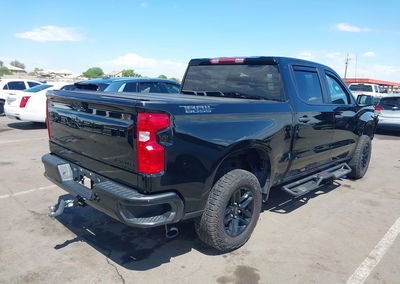 2025 Chevrolet Silverado 1500 4wd  Short Bed Custom Trail Boss, uszkodzenie: Przód, Iaai lot 45043520, zdjęcie 4 z 16
