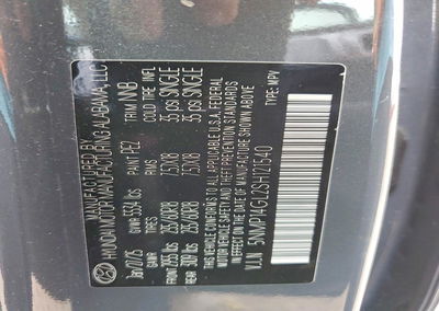 2025 Hyundai Santa Fe Se, daño Frontal, Copart lote 49330666, foto 13 de 15
