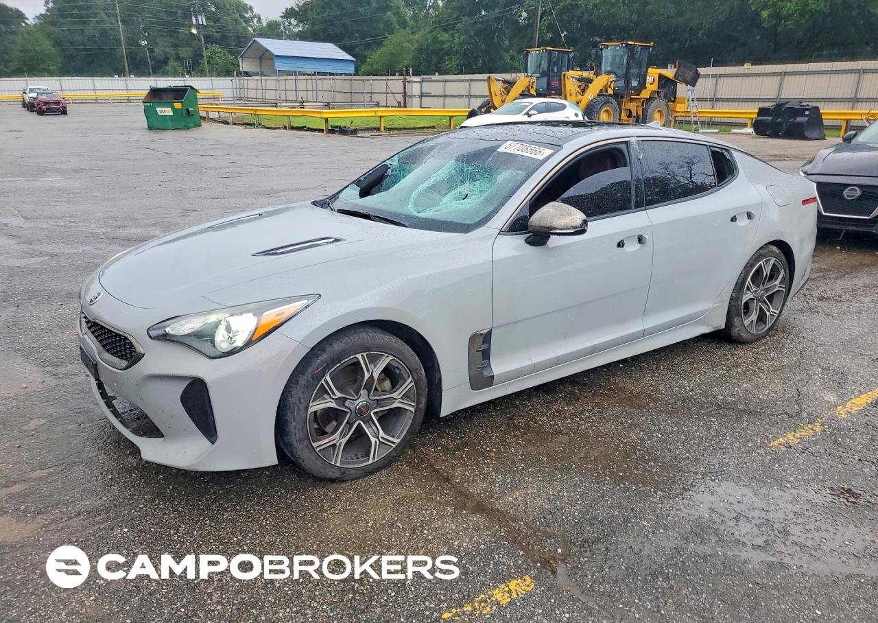 2021 Kia Stinger Gt-line, пошкодження: Вандалізм, Copart лот 57708866