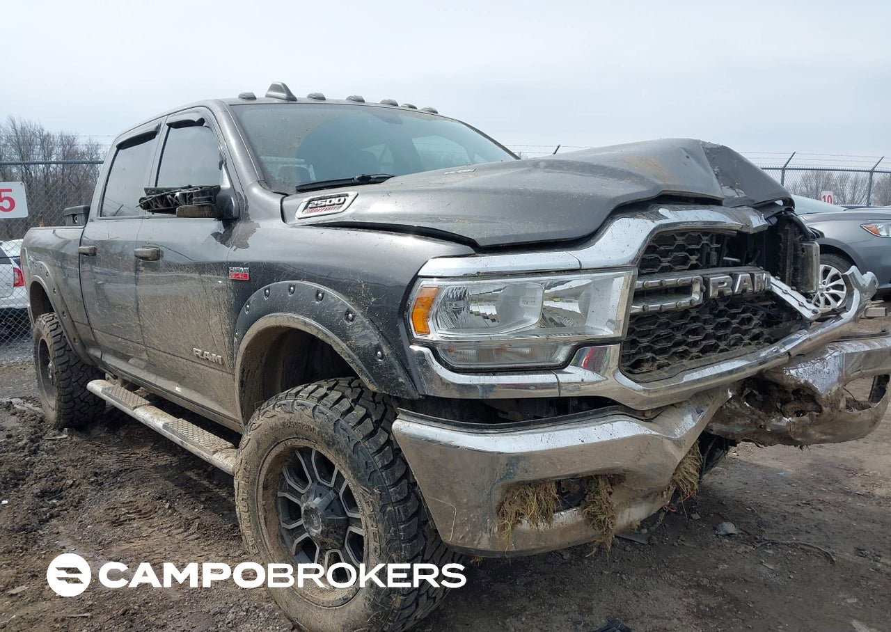 2020 Ram 2500 Tradesman  4x4 6'4 Box, daño Frontal, Iaai lote 44716053