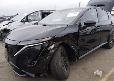 2025 Nissan Ariya Evolve+, Left Front damage, Iaai lot 44767829, photo 6 of 17
