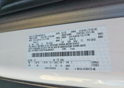 2026 Ford Transit 250 Delivery Van, uszkodzenie: Przód, Copart lot 49174306, zdjęcie 14 z 14
