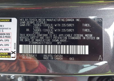 2026 Lexus Rx 350h Premium, Hail damage, Iaai lot 45161714, photo 9 of 17