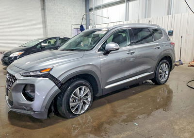 2019 Hyundai Santa Fe Ultimate 2.4l, Side damage, Copart lot 45581386