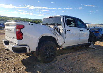 2021 Chevrolet Silverado K1500 Custom, Side damage, Copart lot 57256336, photo 3 of 14