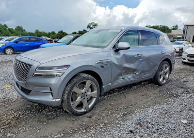 2024 Genesis Gv80 3.5t, daño Lateral, Copart lote 54953326