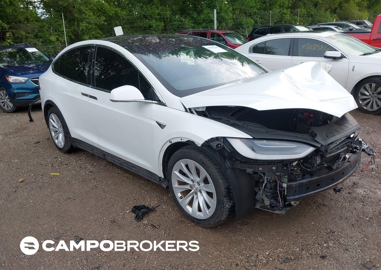 2019 Tesla Model X 100d/75d/long Range/standard Range, daño Frontal, Iaai lote 44985658