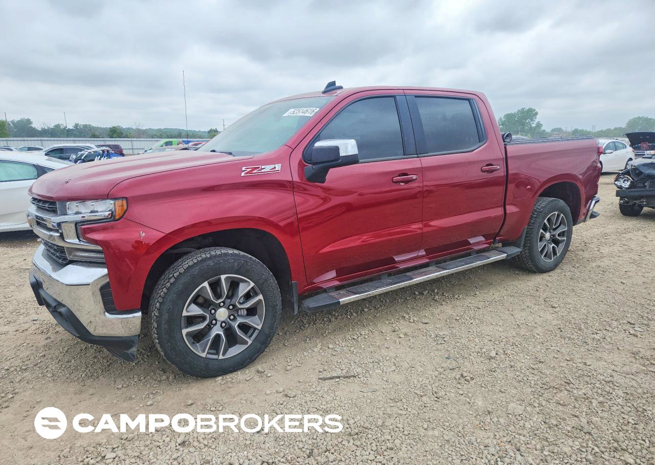 2019 Chevrolet Silverado K1500 Lt, Hail damage, Copart lot 52514616