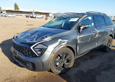2025 Kia Sportage Plug-in Hybrid X-line Prestige, Left & Right Side damage, Iaai lot 44808227, photo 6 of 17