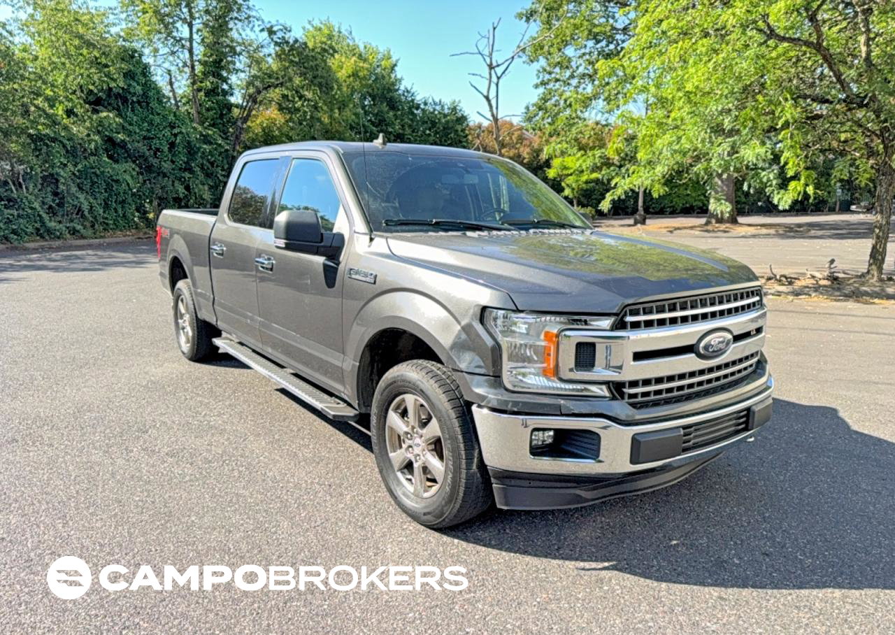 2020 Ford F150 Supercrew, Damage History damage, Copart lot 58475496