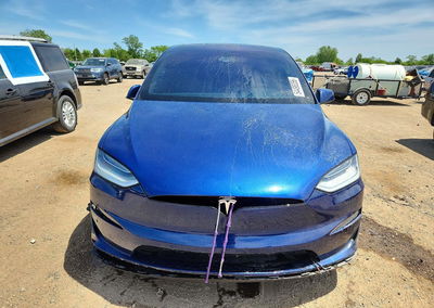 2022 Tesla Model X, daño Trasero, Copart lote 54498356, foto 5 de 14