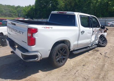 2022 Chevrolet Silverado 1500 4wd  Short Bed Custom, uszkodzenie: Prawy bok, Iaai lot 45073418, zdjęcie 4 z 16