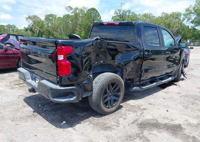 2025 Chevrolet Silverado 1500 2wd  Short Bed Custom, Front End damage, Iaai lot 45111926, photo 4 of 16