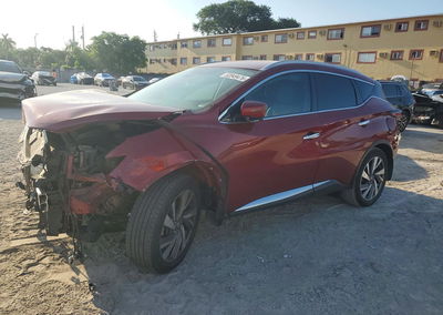 2021 Nissan Murano Sl, daño Frontal, Copart lote 52049476