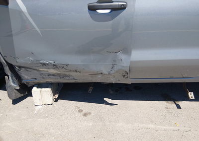 2024 Chevrolet Silverado 1500 4wd  Standard Bed Custom, Left Side damage, Iaai lot 45286110, photo 6 of 17