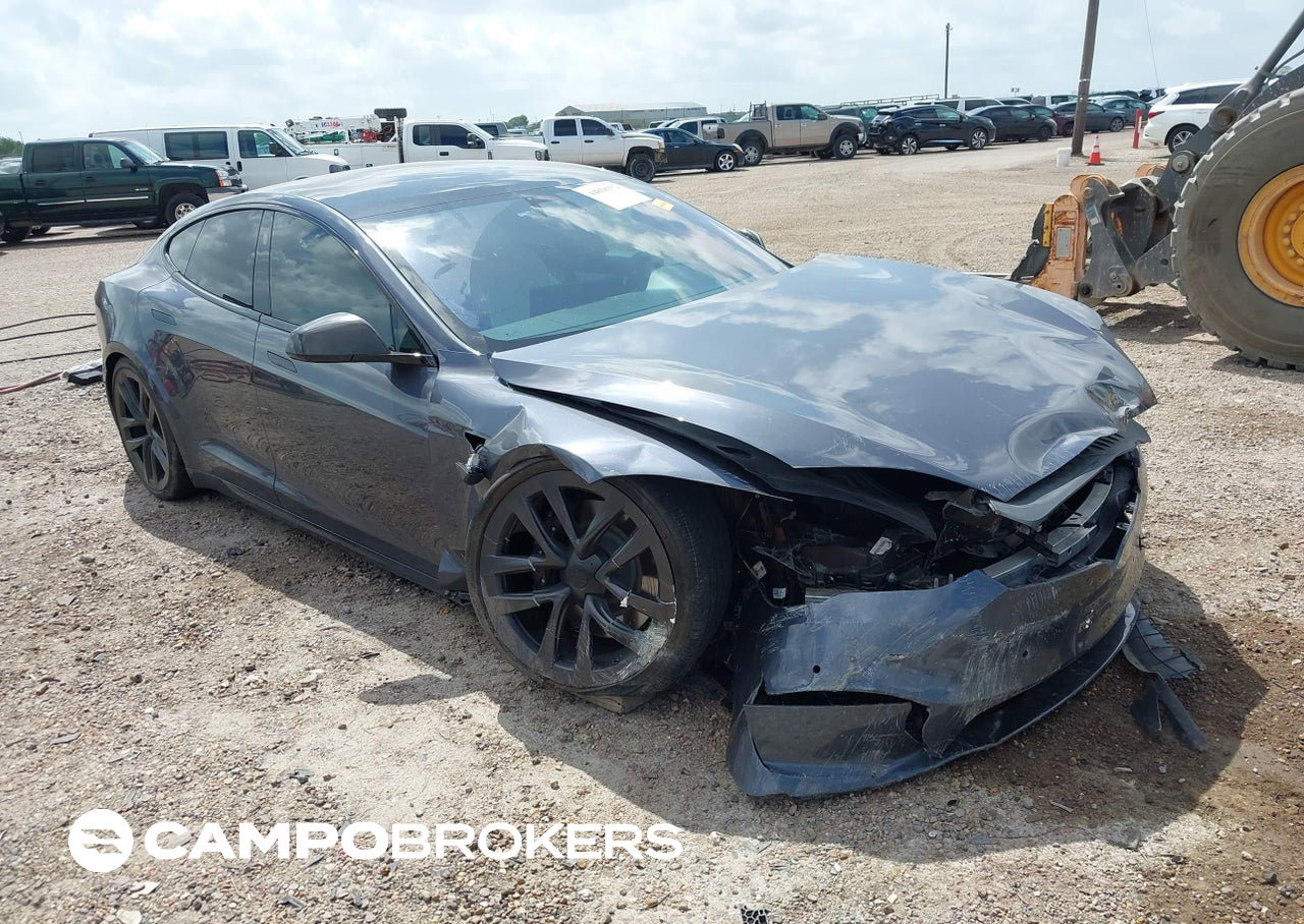 2022 Tesla Model S Dual Motor All-wheel Drive, uszkodzenie: Przód, Iaai lot 44850932