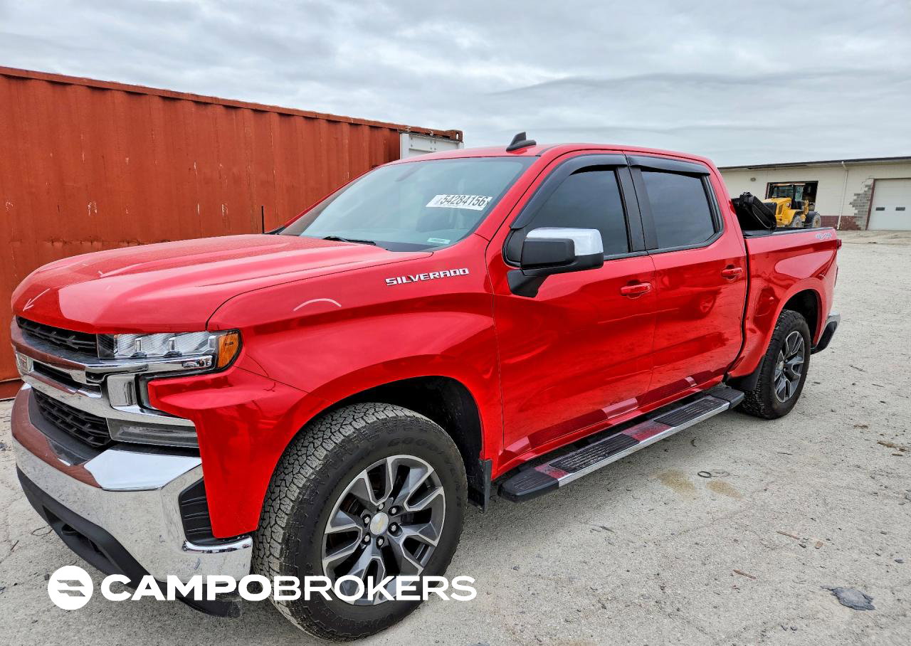 2019 Chevrolet Silverado K1500 Lt, Rear End damage, Copart lot 54284156