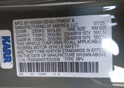 2026 Honda Cr-v Hybrid Awd Trailsport, daño Trasero, Iaai lote 44195749, foto 9 de 17