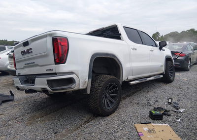 2020 Gmc Sierra 1500 4wd  Short Box At4, daño Frontal izquierdo, Iaai lote 45204629, foto 4 de 17