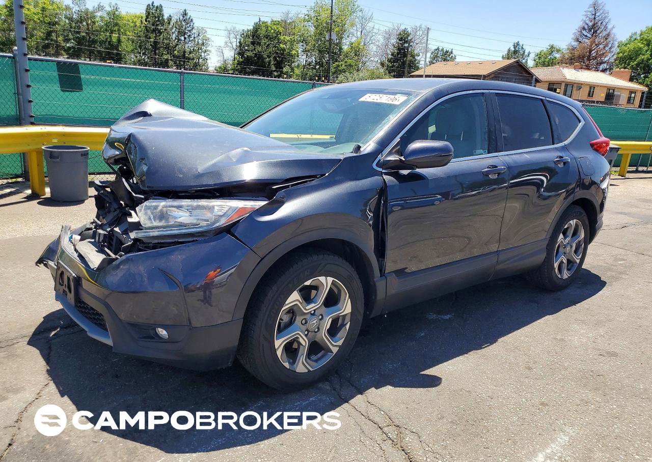2019 Honda Cr-v Ex, Front End damage, Copart lot 57257196