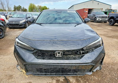 2025 Honda Civic Sport, Side damage, Copart lot 53595236, photo 5 of 12