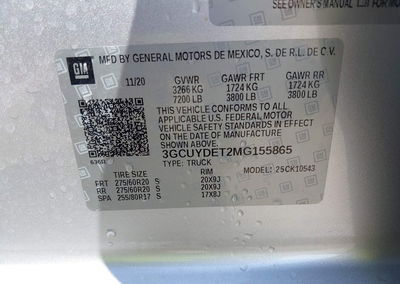 2021 Chevrolet Silverado 1500 4wd  Short Bed Lt, uszkodzenie: Lewy przód, Iaai lot 44874798, zdjęcie 9 z 16