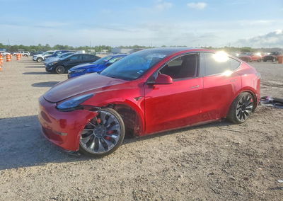 2024 Tesla Model Y, daño Lateral, Copart lote 52856716