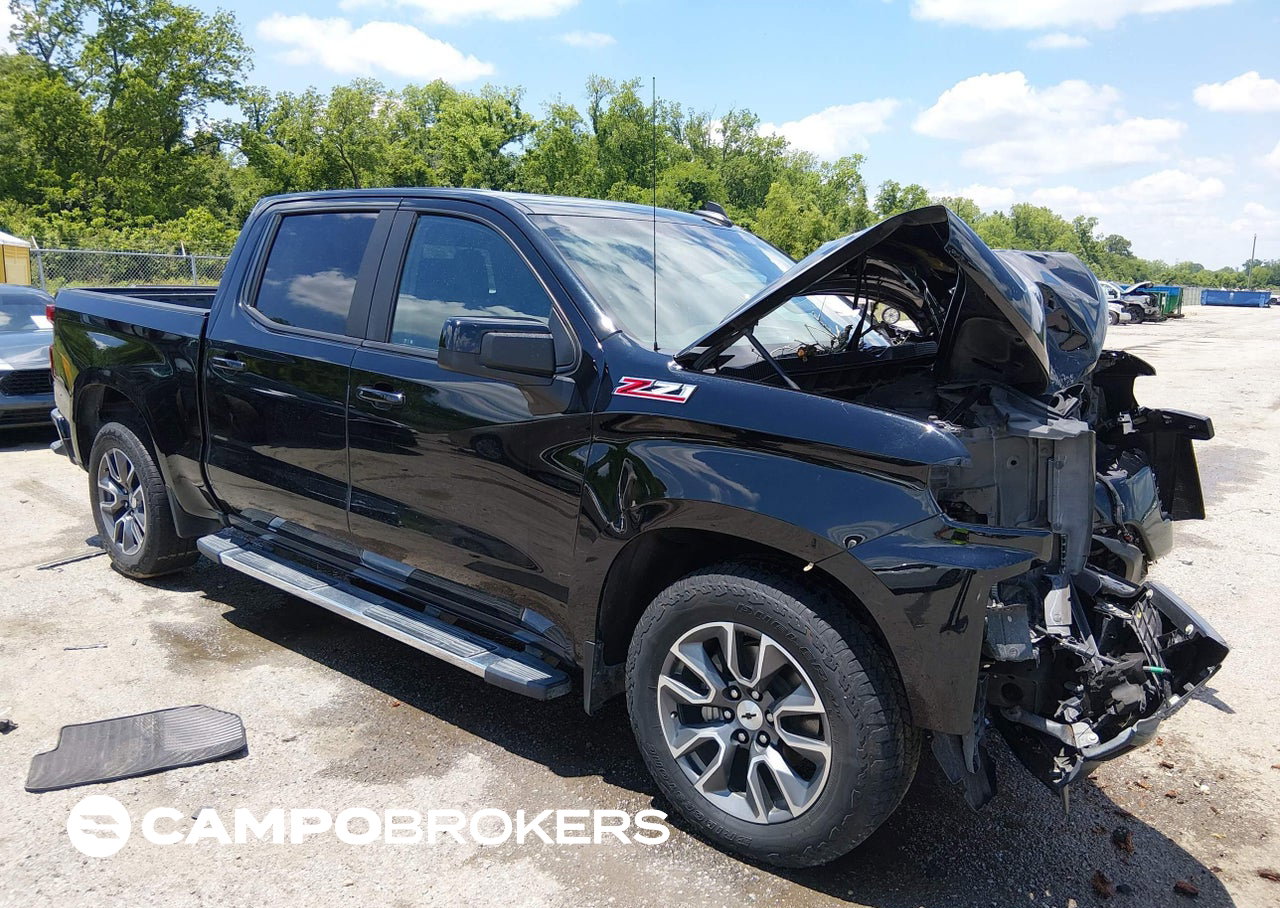 2020 Chevrolet Silverado 1500 4wd  Short Bed Rst, uszkodzenie: Przód, Iaai lot 45076580
