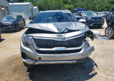 2021 Kia Seltos S, daño Frontal, Copart lote 55276366, foto 5 de 14