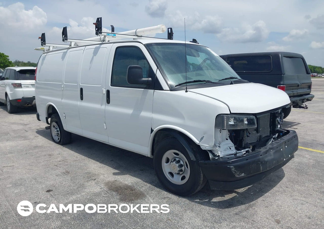 2024 Chevrolet Express Cargo Rwd 2500 Regular Wheelbase Wt, All Over damage, Iaai lot 45419336