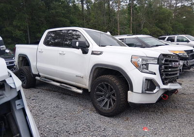 2020 Gmc Sierra 1500 4wd  Short Box At4, daño Frontal izquierdo, Iaai lote 45204629, foto 14 de 17
