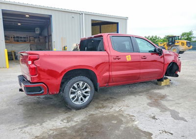 2022 Chevrolet Silverado Ltd K1500 Rst, daño Frontal, Copart lote 54242016, foto 3 de 12
