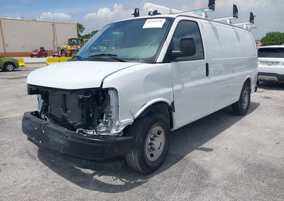 2024 Chevrolet Express Cargo Rwd 2500 Regular Wheelbase Wt, All Over damage, Iaai lot 45419336, photo 2 of 16
