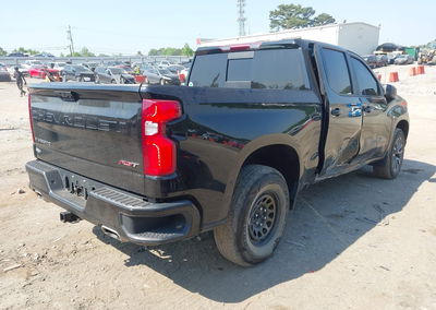 2022 Chevrolet Silverado 1500 4wd  Short Bed Rst, daño Lateral derecho, Iaai lote 44935199, foto 4 de 16