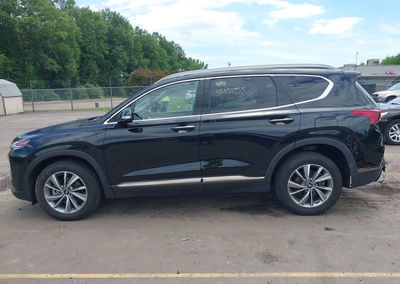 2019 Hyundai Santa Fe Limited, Left Rear damage, Iaai lot 45352955, photo 14 of 16
