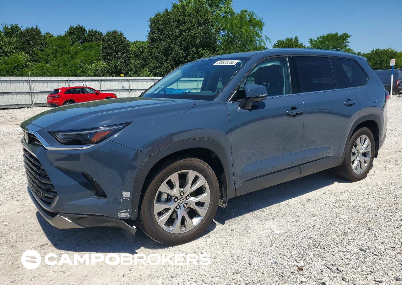 2024 Toyota Grand Highlander Hybrid Limited, uszkodzenie: Bok, Copart lot 55373706