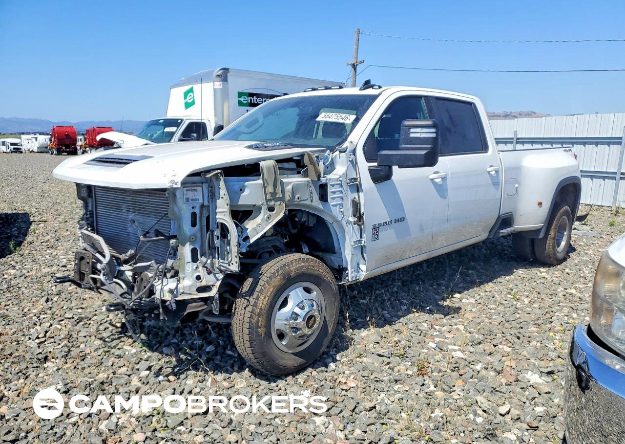 2022 Chevrolet Silverado K3500 Lt, пошкодження: Передня частина, Copart лот 56475546
