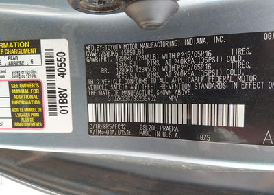 2009 Toyota Sienna Le, daño Normal Wear & Tear, Iaai lote 45335288, foto 9 de 11