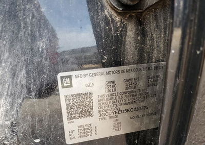 2019 Chevrolet Silverado K1500 Rst, Rollover damage, Copart lot 70751385, photo 13 of 13