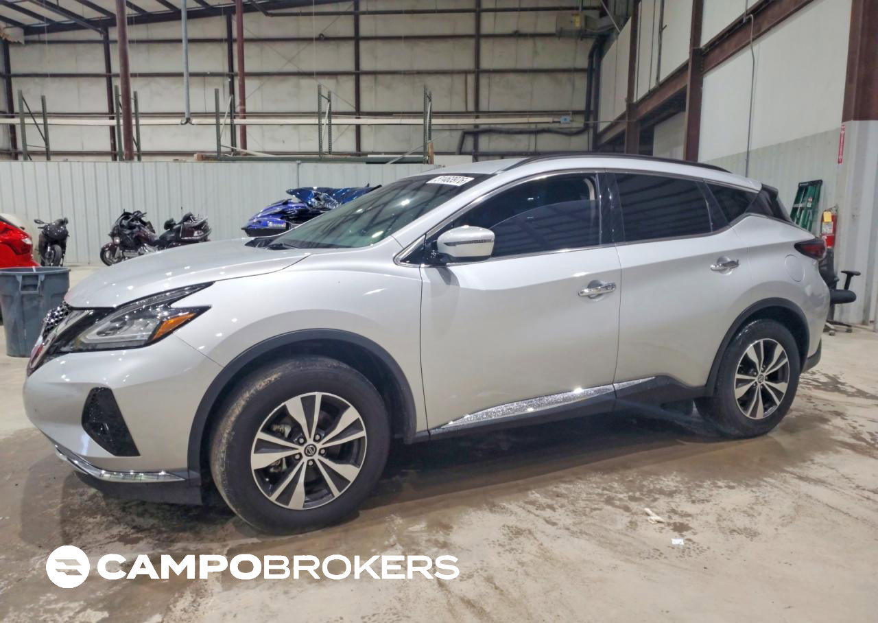2021 Nissan Murano, Rear End damage, Copart lot 51463976
