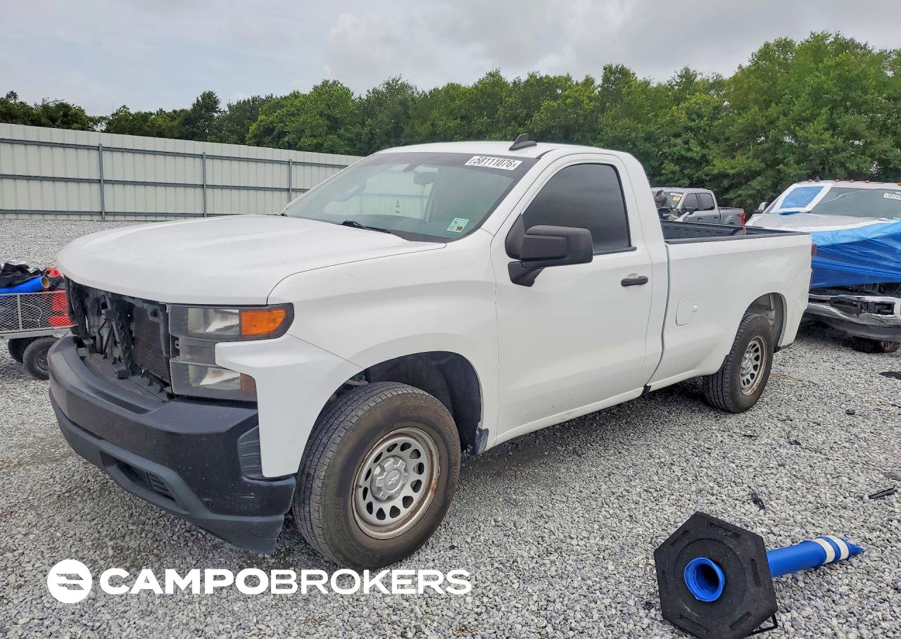 2020 Chevrolet Silverado C1500, пошкодження: Передня частина, Copart лот 58111076